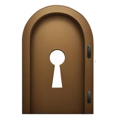 human keyhole sticker