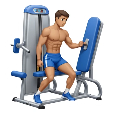 man with blue shorts using side-deltoid-machine sticker