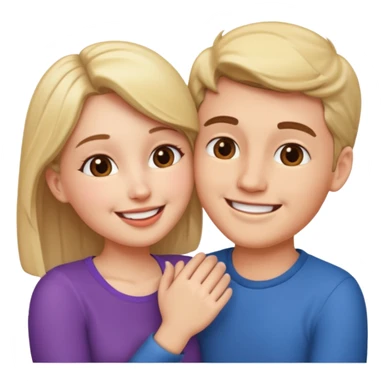 ligth couple kissing sticker