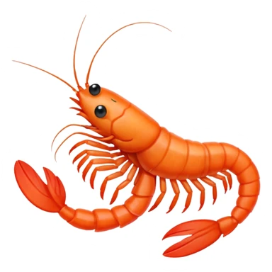 shrim learning (animation style) sticker