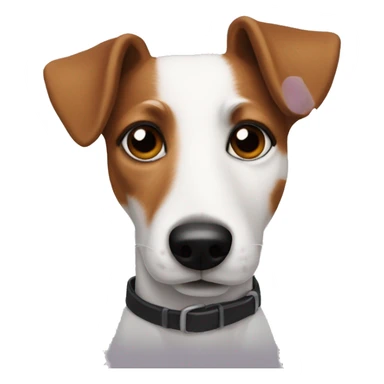 a gigachad jack russel sticker