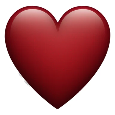 heart-symbol-deep-red-and-black-colour sticker