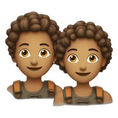 Jul avec une obergine sticker