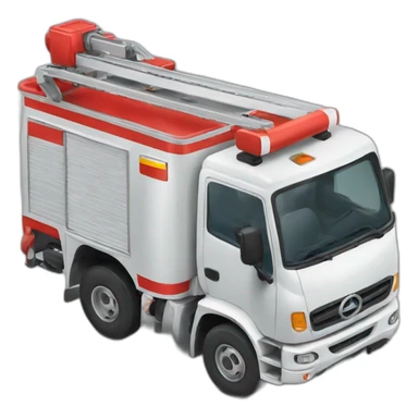 Camion pompier sticker