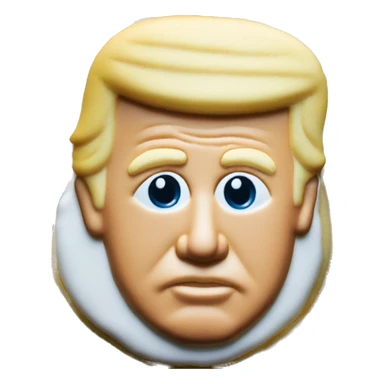 Donald Trump sugar cookie sticker