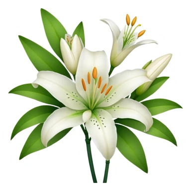 lillies sticker