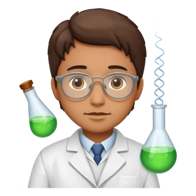 Scientist sticker