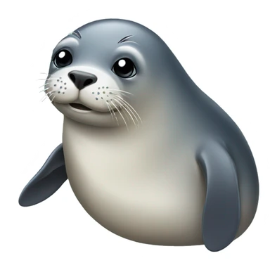 Seal with fin sticker