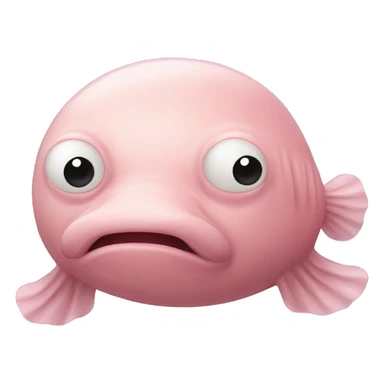Blobfish sticker