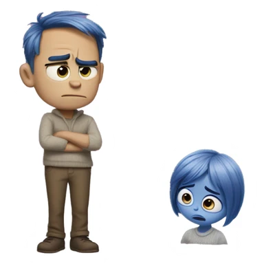 sadness Inside Out sticker