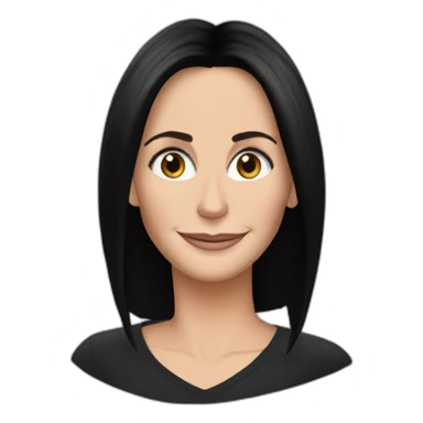 Courteney Cox sticker