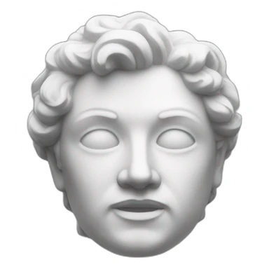 marble statue sticker