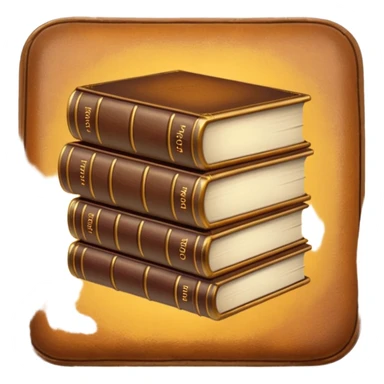 books, golden glow sticker