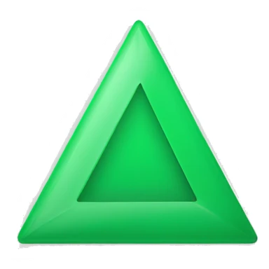 green triangle up sticker