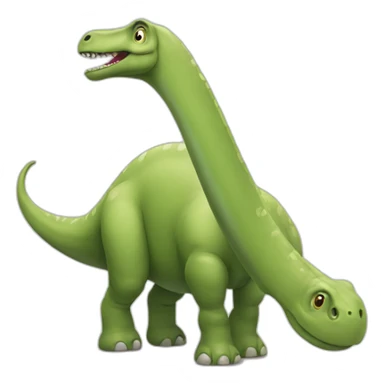 Brontosaurus sticker