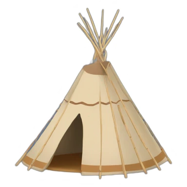 teepee sticker