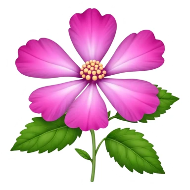 big verbena flower, single sticker