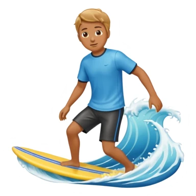  walking on a wave sticker