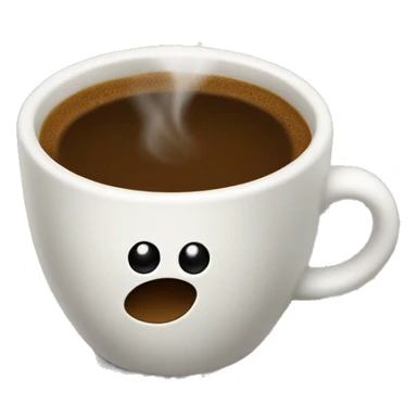 Cuban coffee in a small cup sticker