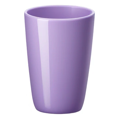 Light purple tumbler without face sticker