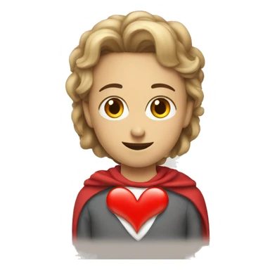 coeur avec lettre K sticker