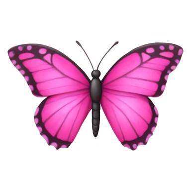 Rosado mariposas  sticker