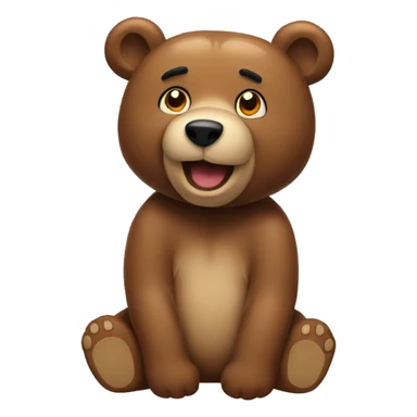 Bear emojies sticker