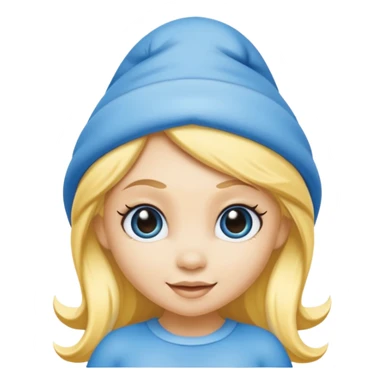 Smurfette sticker