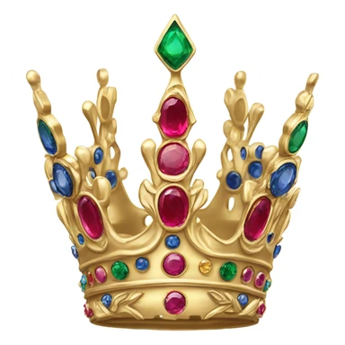 GOLD KING CROWN sticker