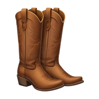 Cowboy boots sticker