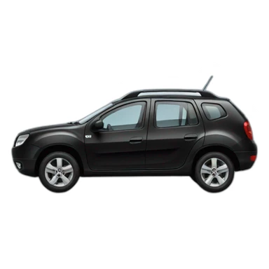 Black Dacia car  sticker