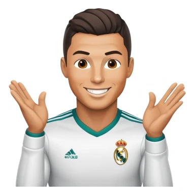 Cristiano Ronaldo, famous soccer player sticker