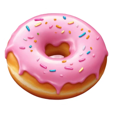 Pink Glazed Donut sticker