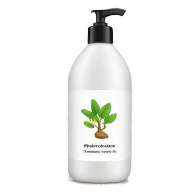 leave-in conditioner bottle with label sticker