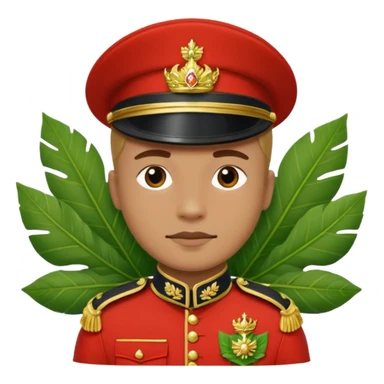 Jungle Guard – leaf shield,Royal Soldiers. sticker