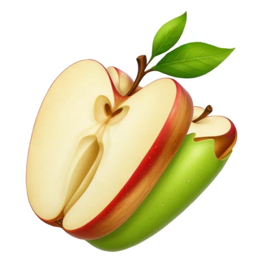 Create an Apple core sticker