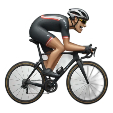 cycling monster sticker