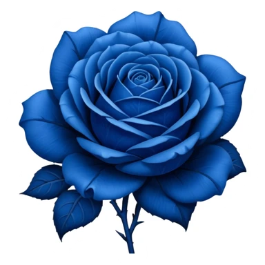 🌹💙flor azul sticker