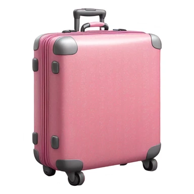 Pink suitcase sticker