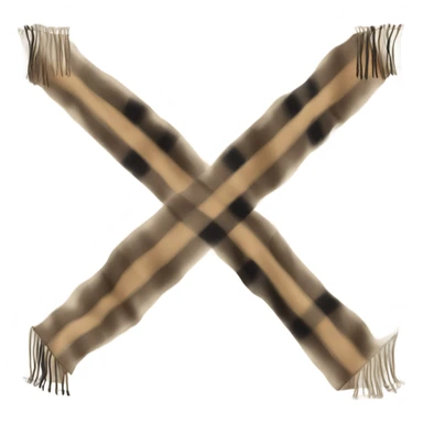 Burberry scarf  sticker