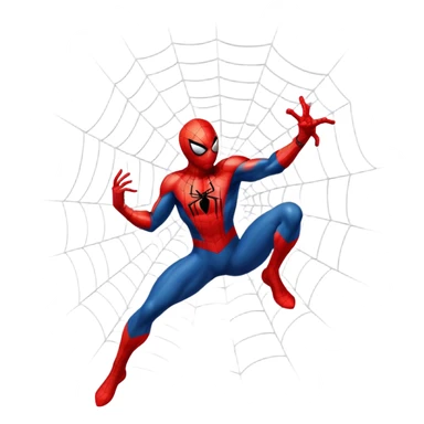 spiderman web sticker