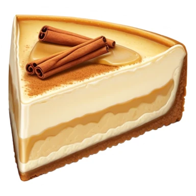 Apple spice cheesecake slice  sticker