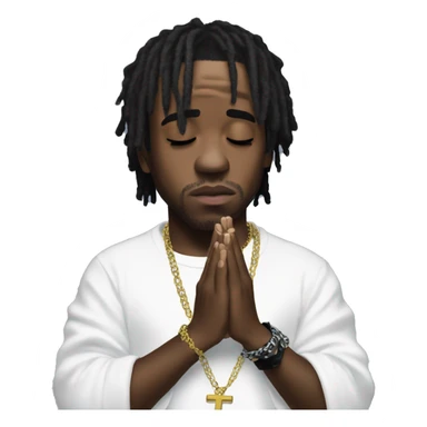 Lil uzi vert praying sticker