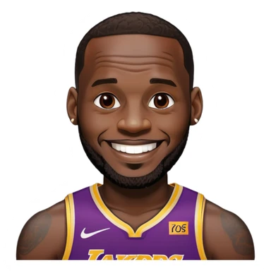 LeBron gooning  sticker
