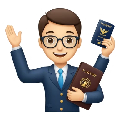 safe travels flying sticker