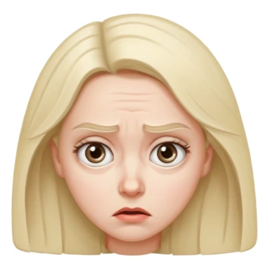  confused and weirided out woman sticker