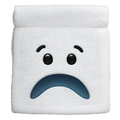 Tooth washcloth sticker