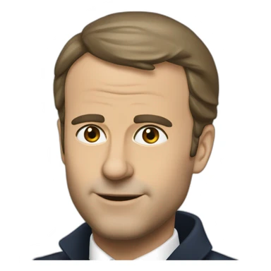 Macron faché sticker