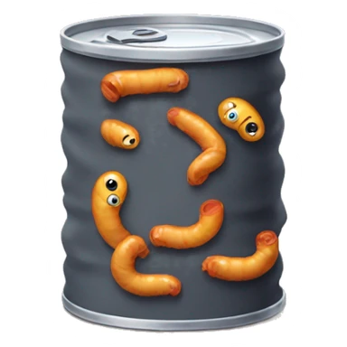 Can of worms sticker
