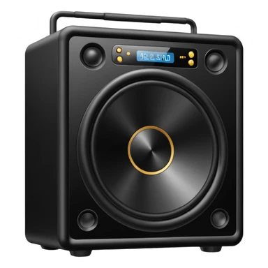 The high-end sound system sticker